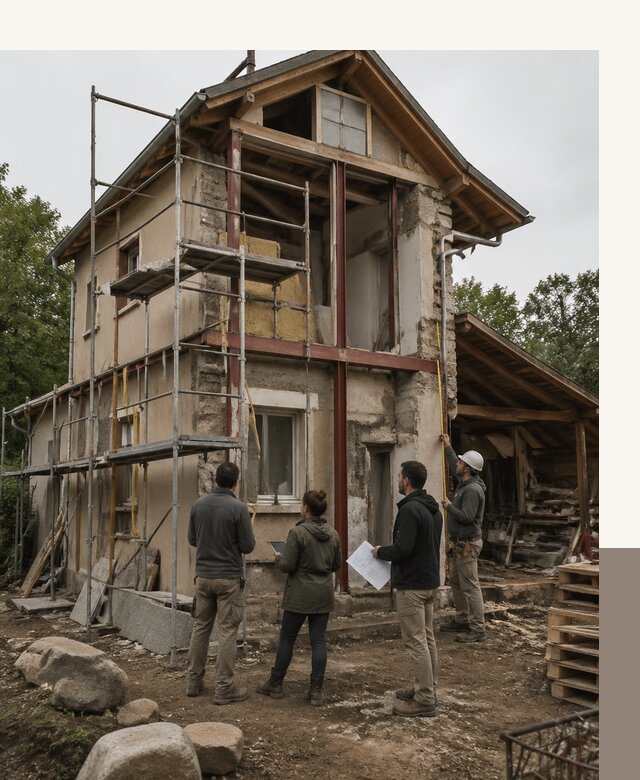 Реконструкция загородного дома под ключ в Чайковском от бюро